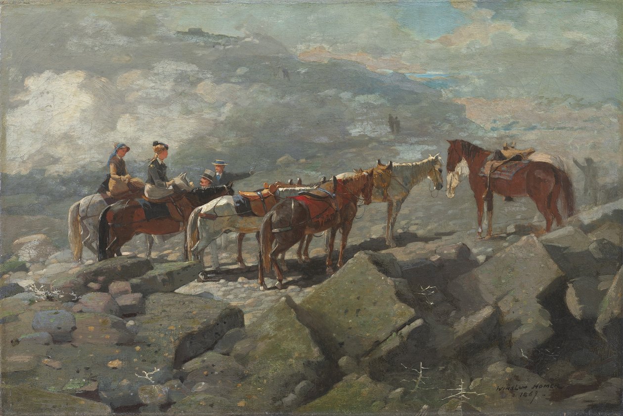 Mount Washington, 1869 door Winslow Homer