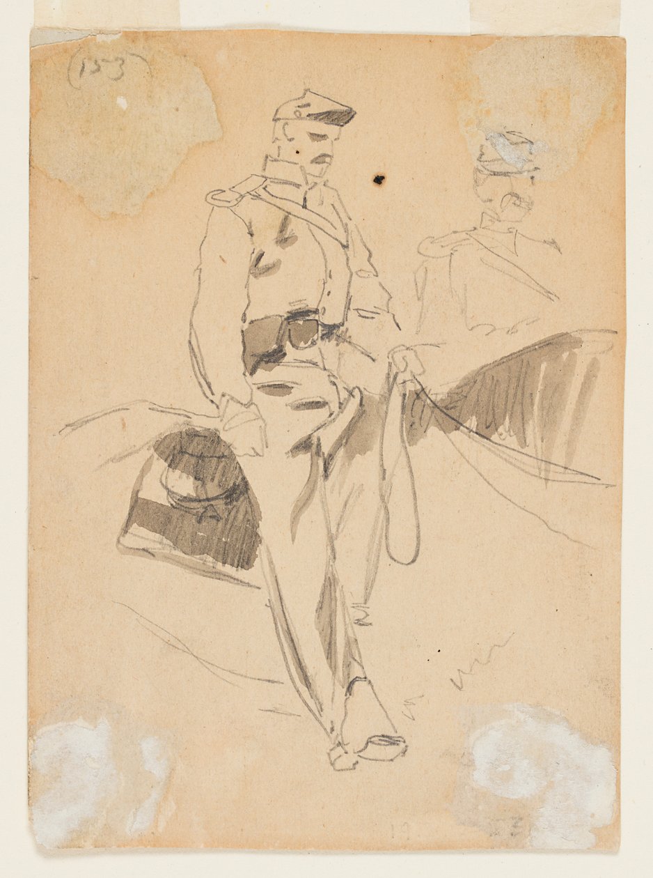 Bereden cavalerist door Winslow Homer