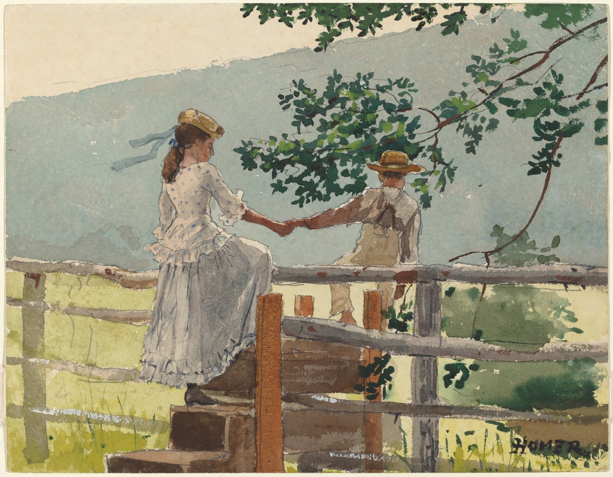 Op de stijl door Winslow Homer