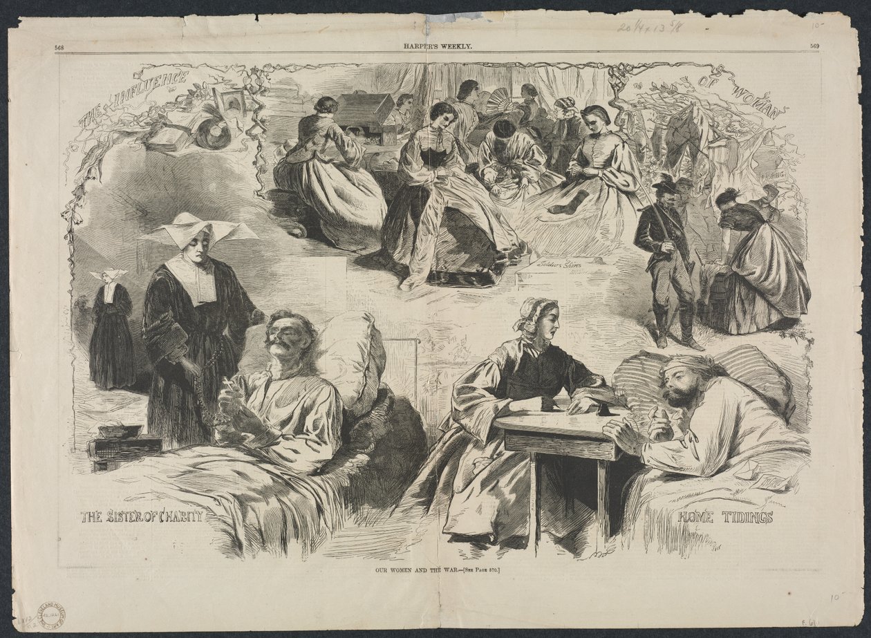 Onze vrouwen en de oorlog door Winslow Homer