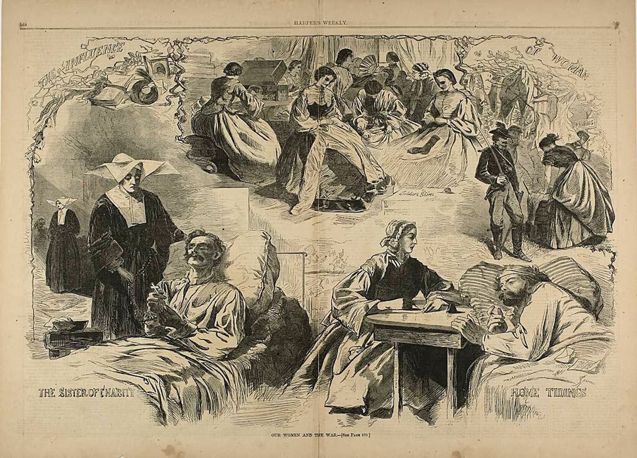 Onze vrouwen in de oorlog door Winslow Homer