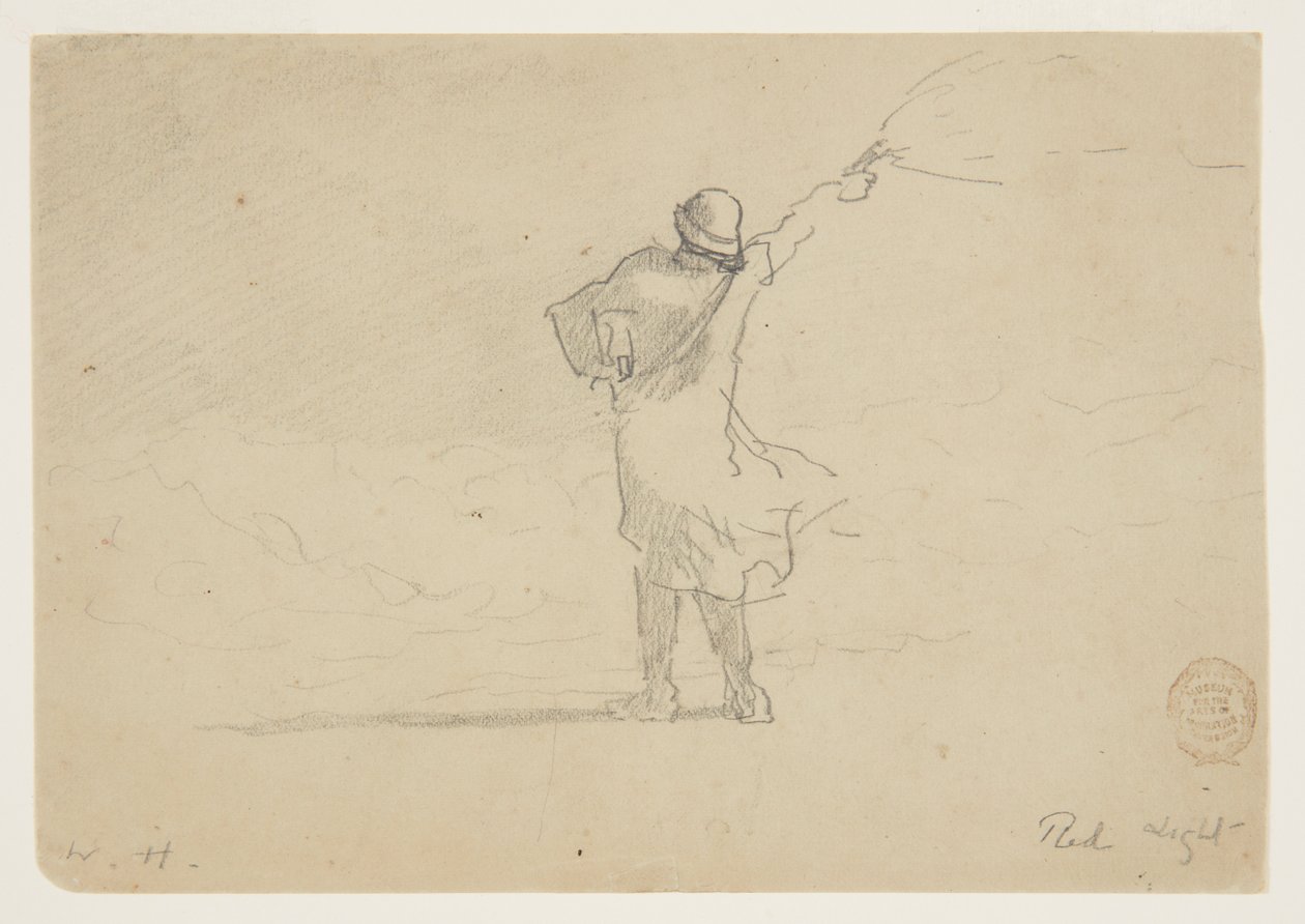 Rood Licht door Winslow Homer