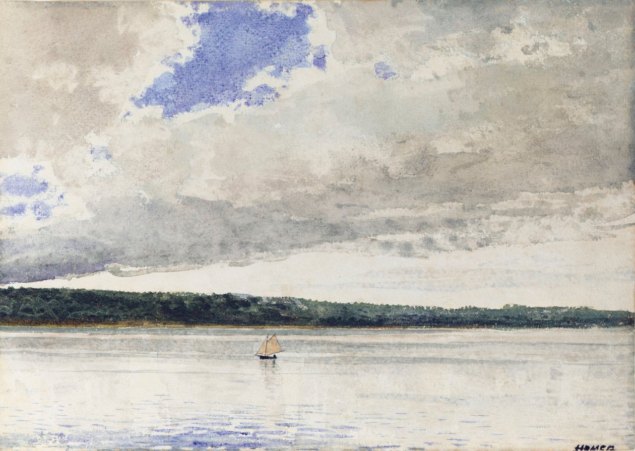 Kleine Sloep door Winslow Homer