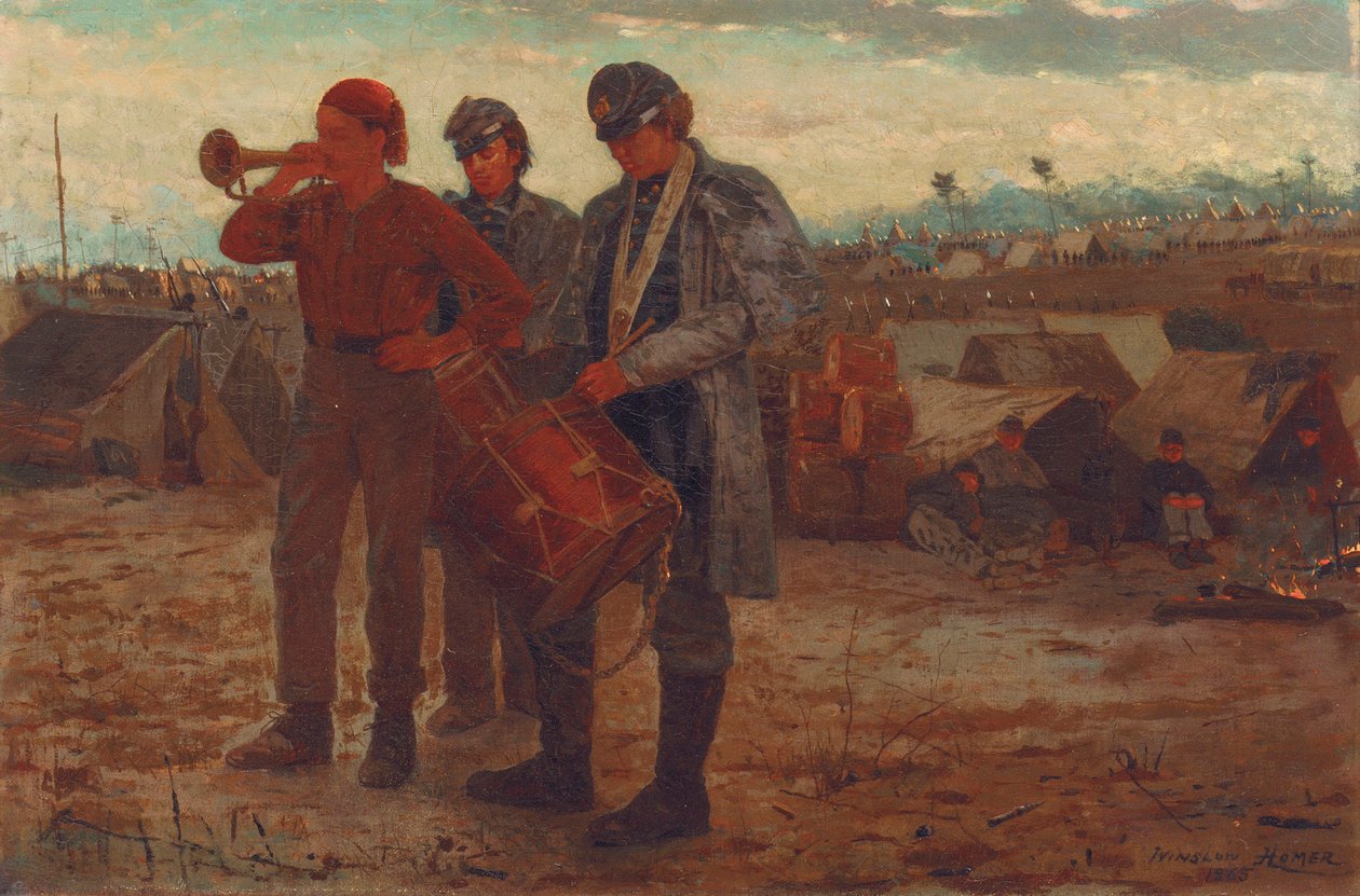 Reveille blazen door Winslow Homer