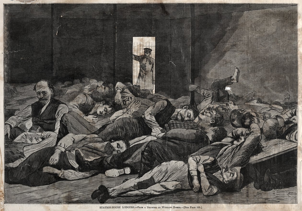 Stationslogies door Winslow Homer