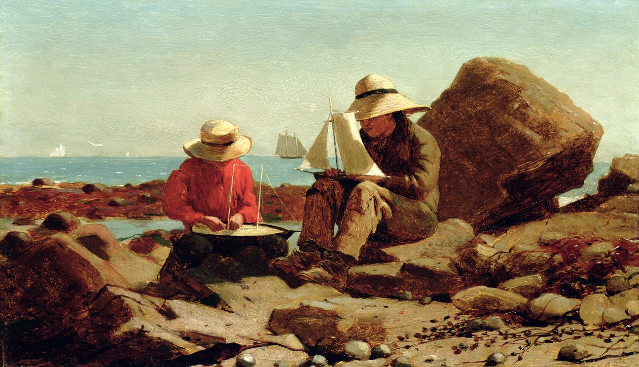 De Bootbouwers door Winslow Homer