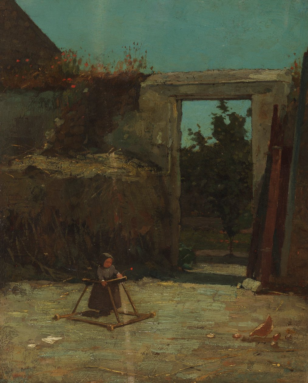 De Franse boerderij door Winslow Homer