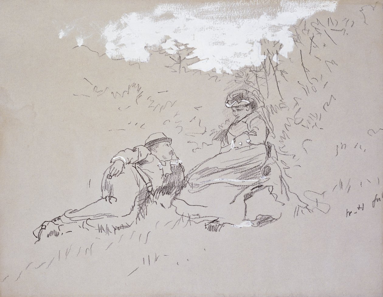 De huwelijksreis, 1875 door Winslow Homer