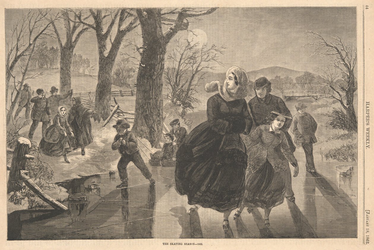 Het Schaatsseizoen door Winslow Homer