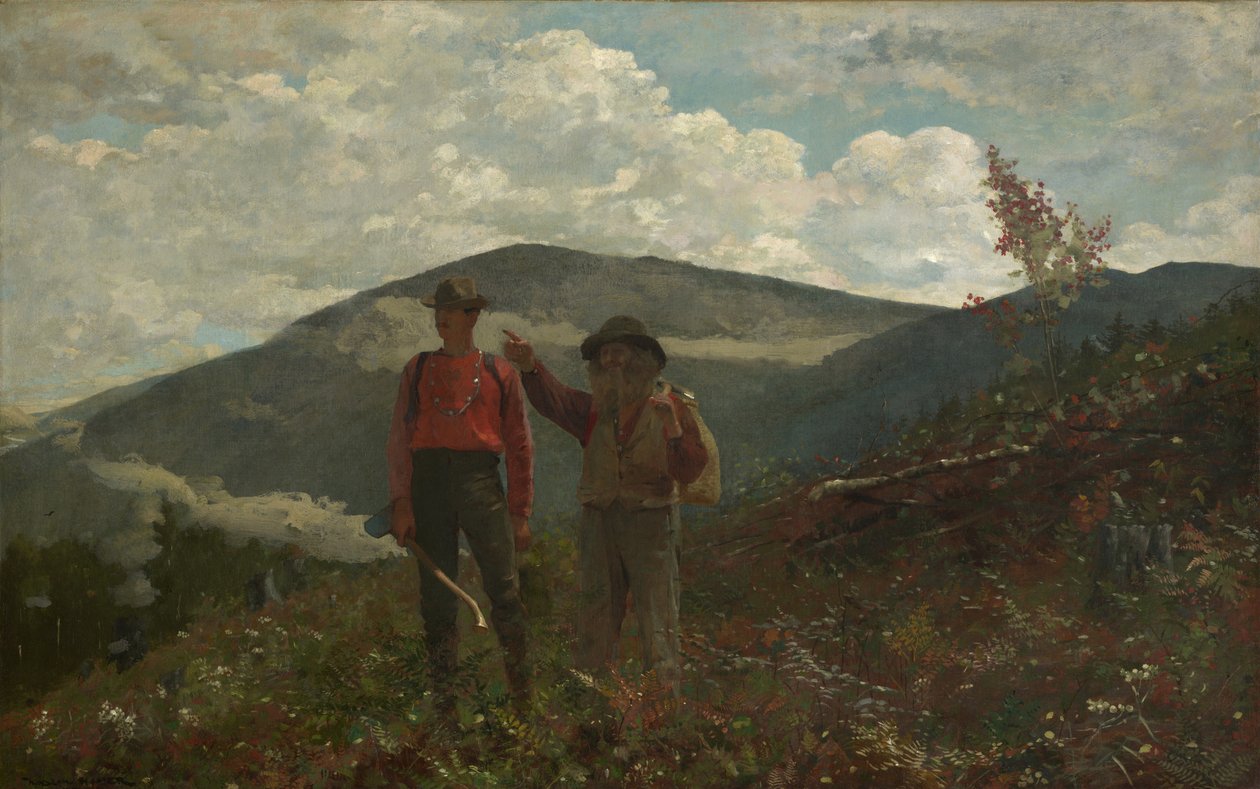 Twee Gidsen, 1877 door Winslow Homer