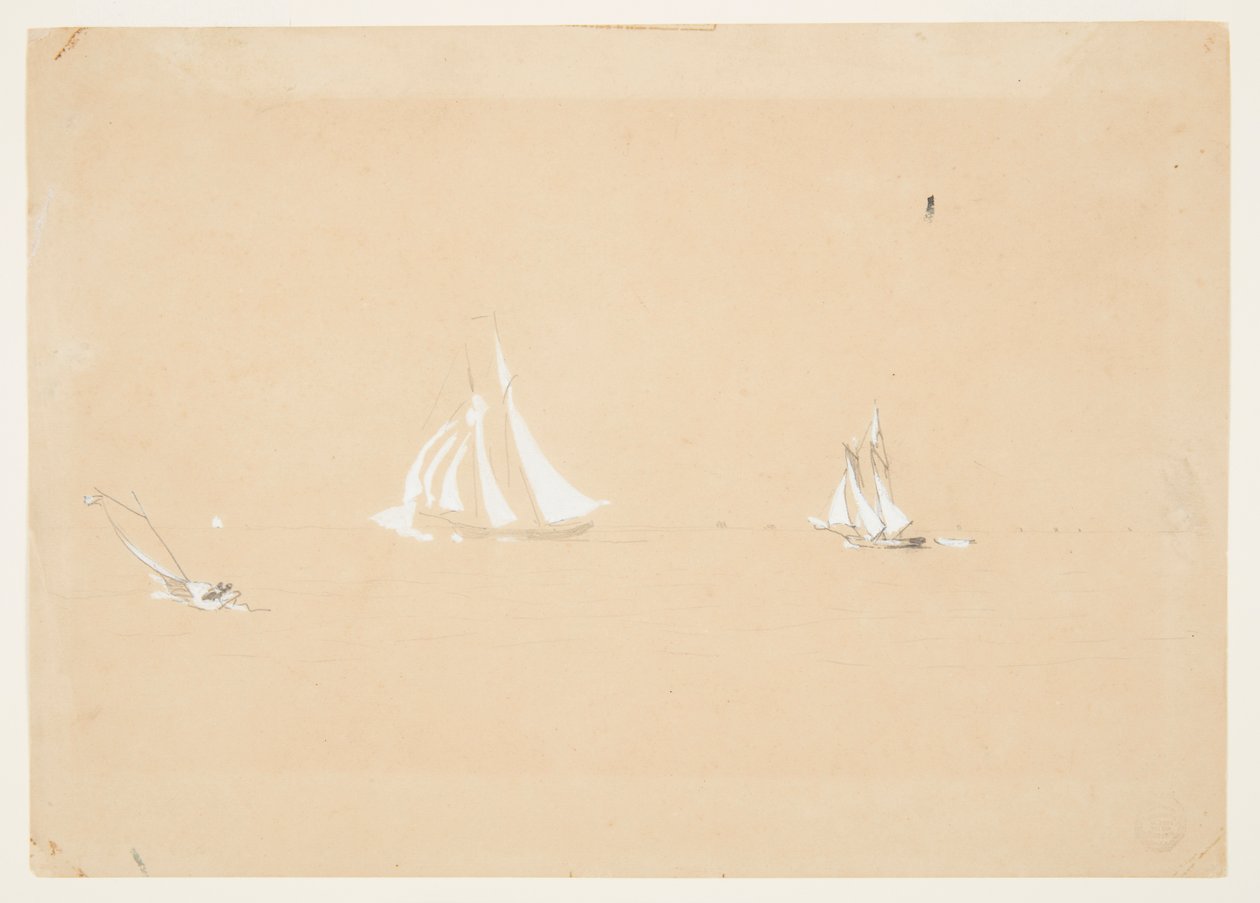 Twee schoeners door Winslow Homer
