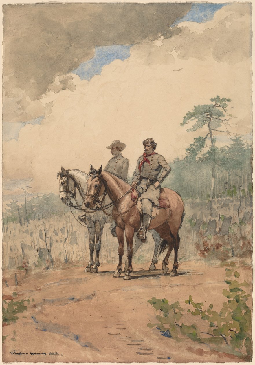 Twee Verkenners door Winslow Homer