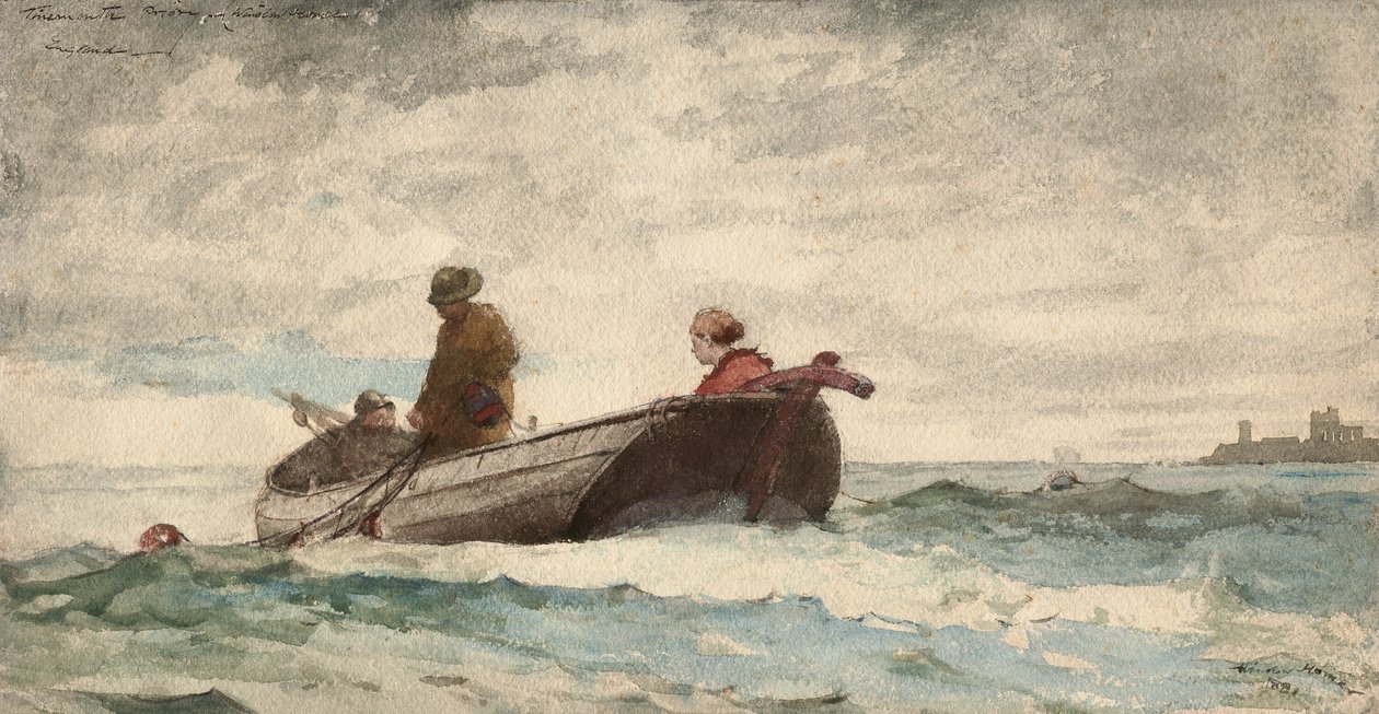 Priorij van Tynemouth, Engeland door Winslow Homer