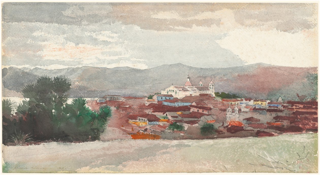 Uitzicht op Santiago de Cuba door Winslow Homer