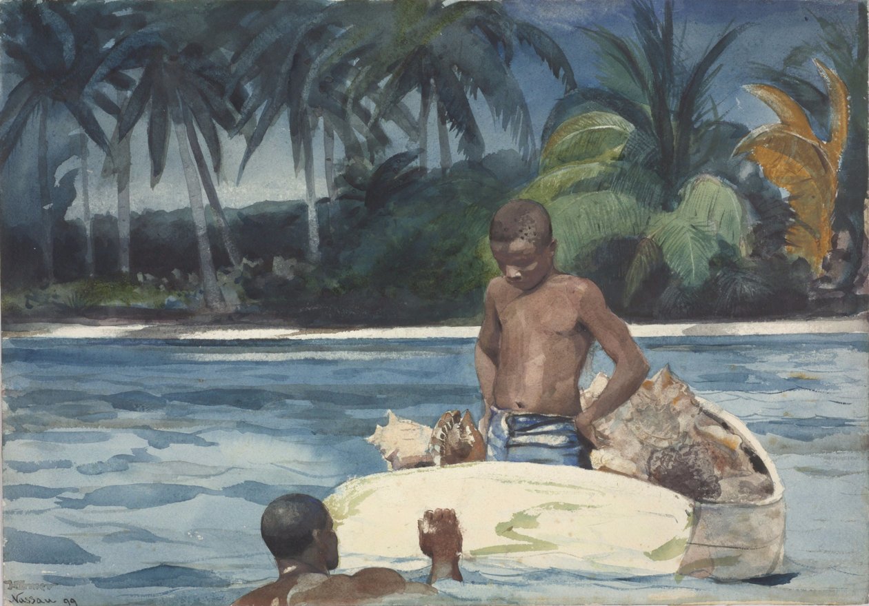 West-Indië duikers door Winslow Homer