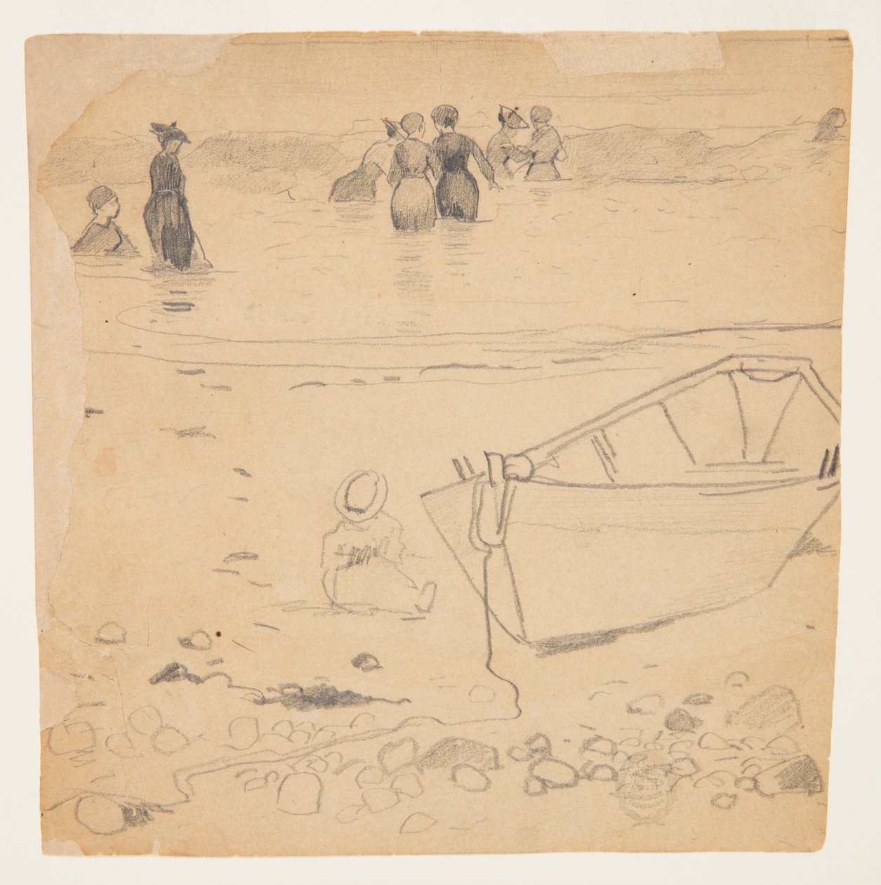 Vrouwen Surfen door Winslow Homer