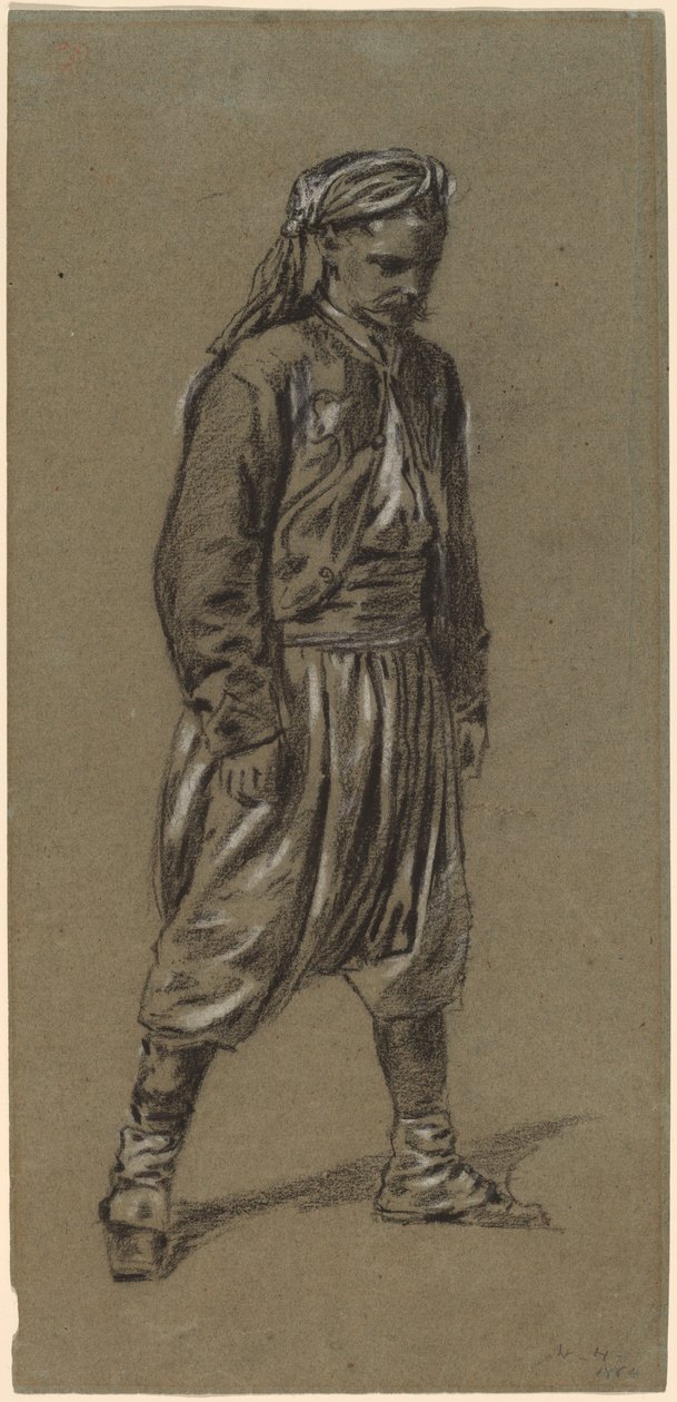 Zouaaf, 1864 door Winslow Homer