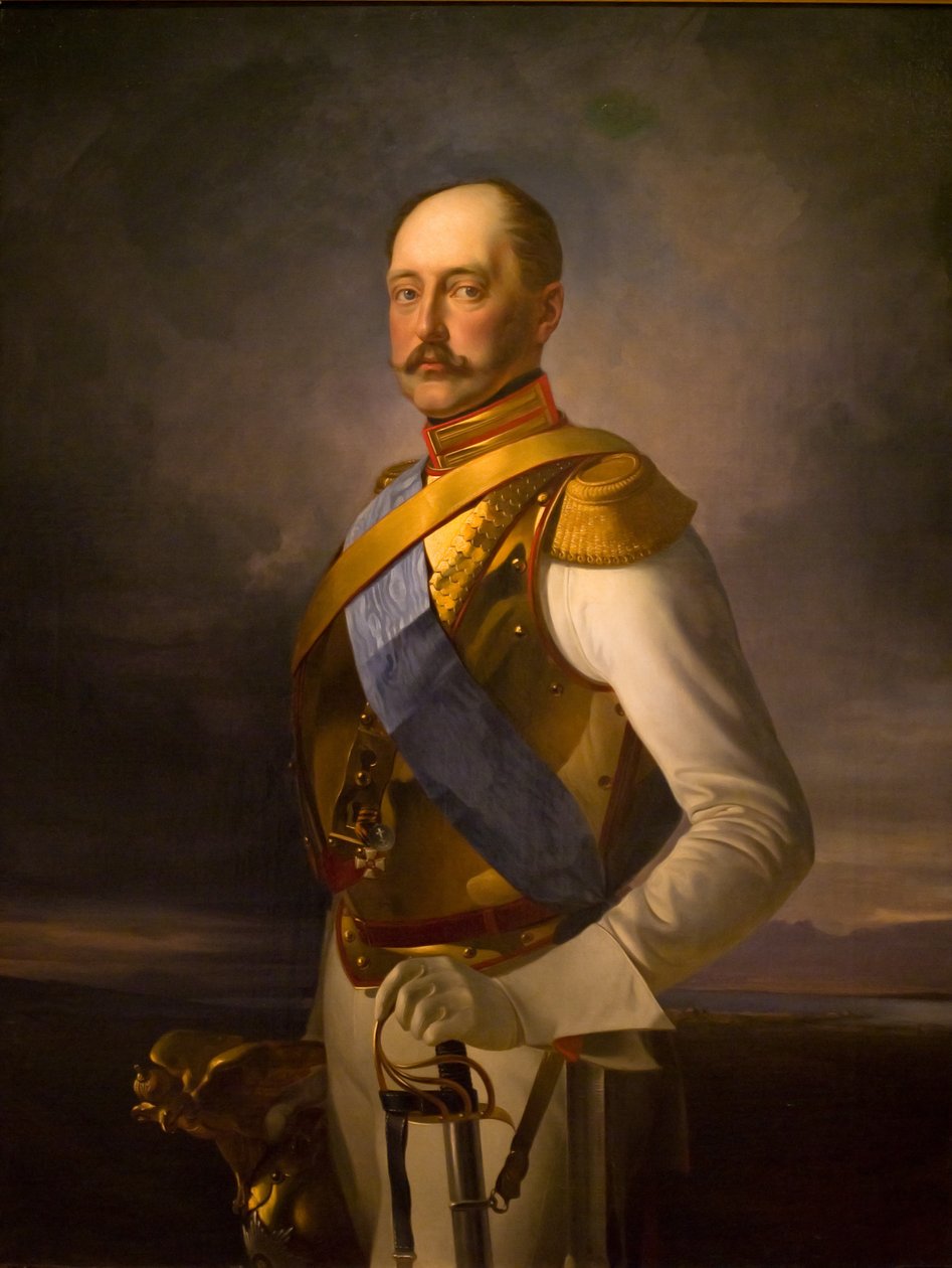 Portret van Keizer Nicolaas I door Wladimir Swertschkoff