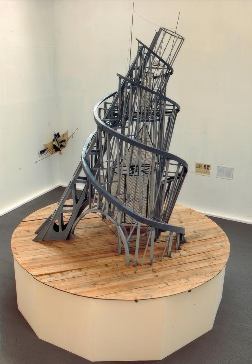 Monument van de III Internationale door Wladimir F. Tatlin
