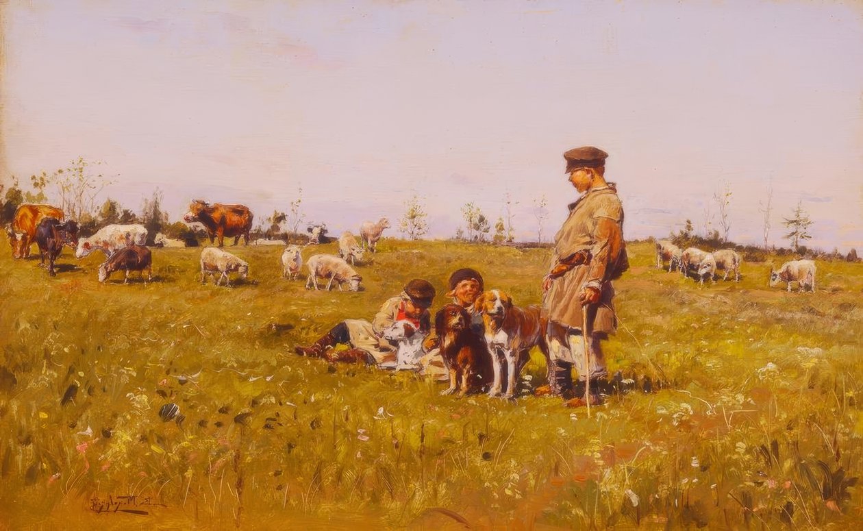 Herders door Wladimir Jegorowitsch Makowski