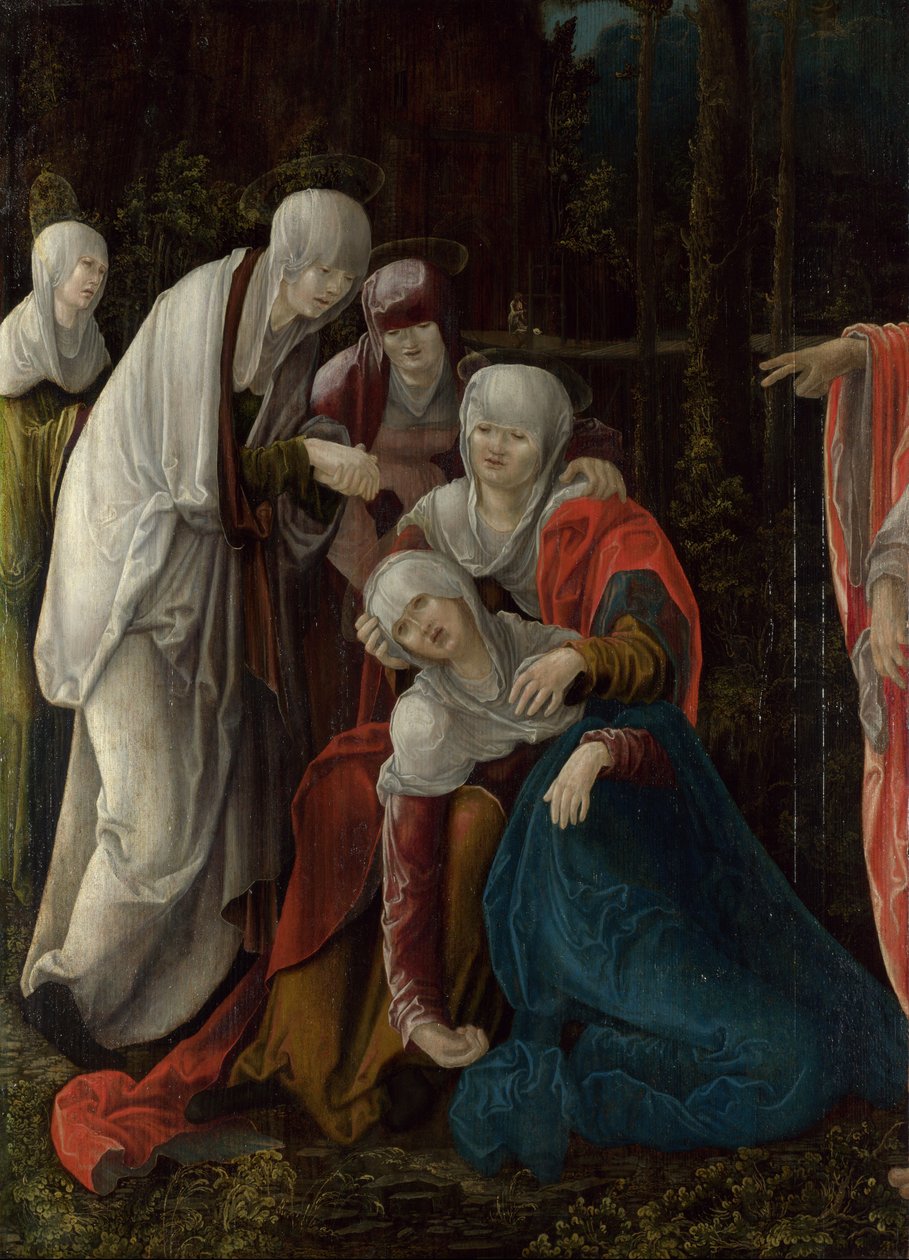 Christus neemt afscheid van zijn Moeder door Wolf Huber