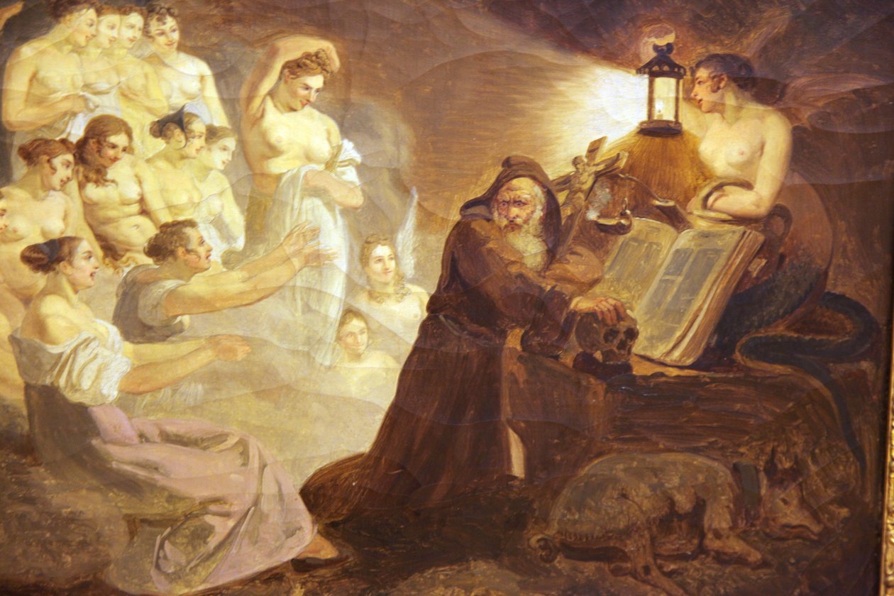 De verzoeking van Sint Antonius door Wolfgang Adam Töpffer