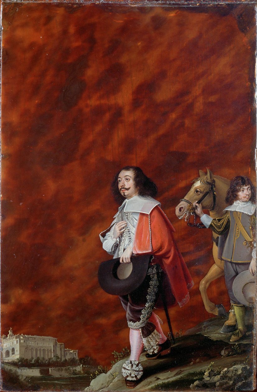 Portret van een heer in Italië ... door Wolfgang Heimbach
