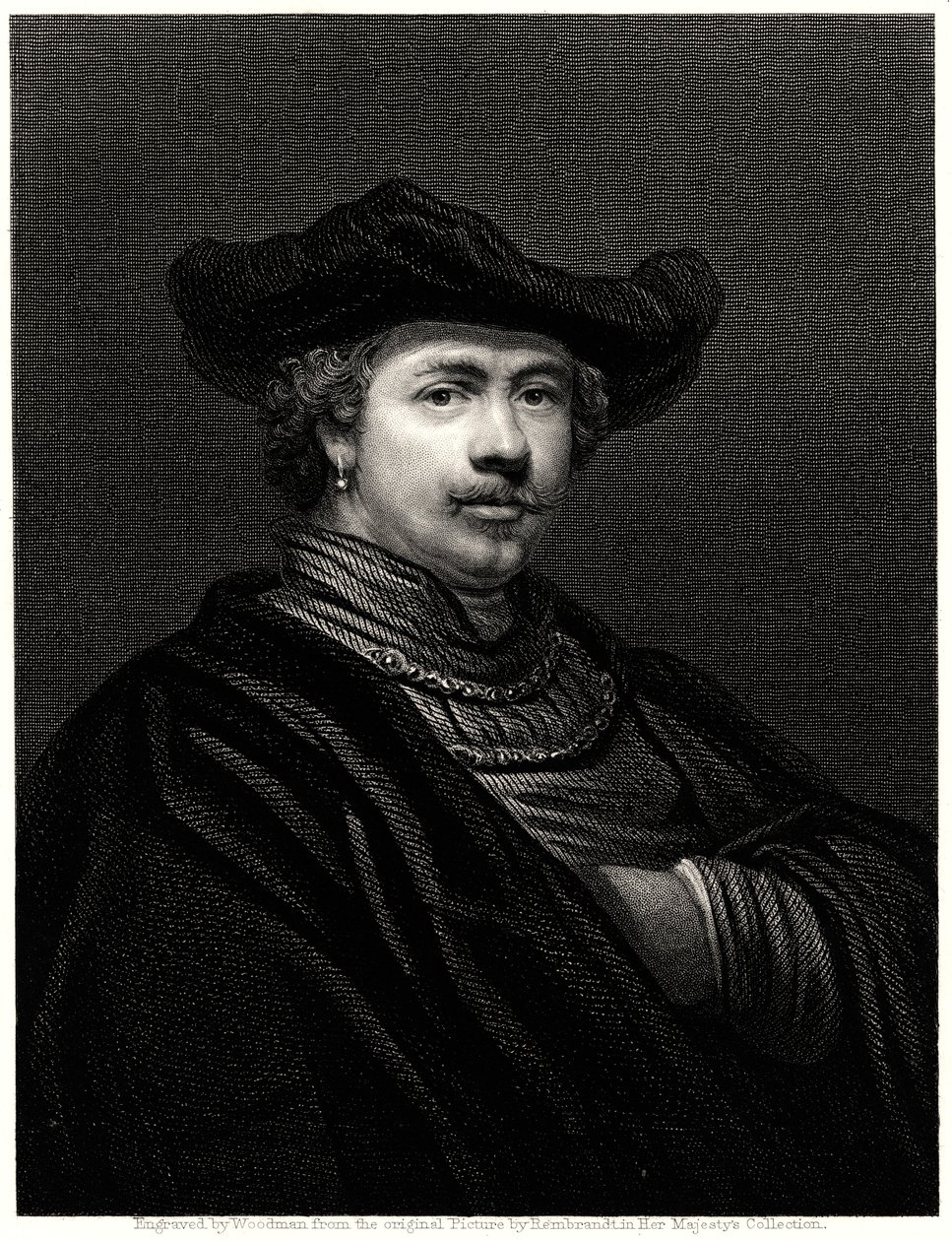 Rembrandt, 19e eeuw door Woodman