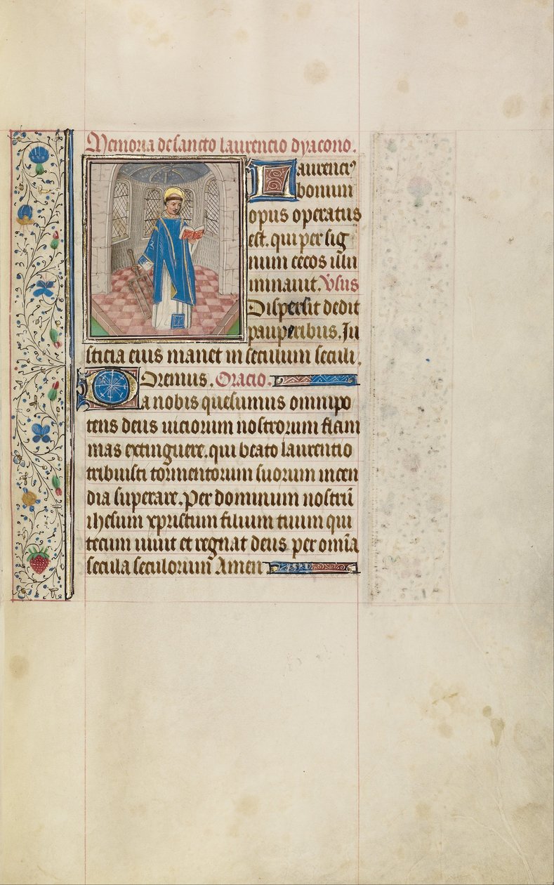 Sint Laurentius door Workshop of Willem Vrelant