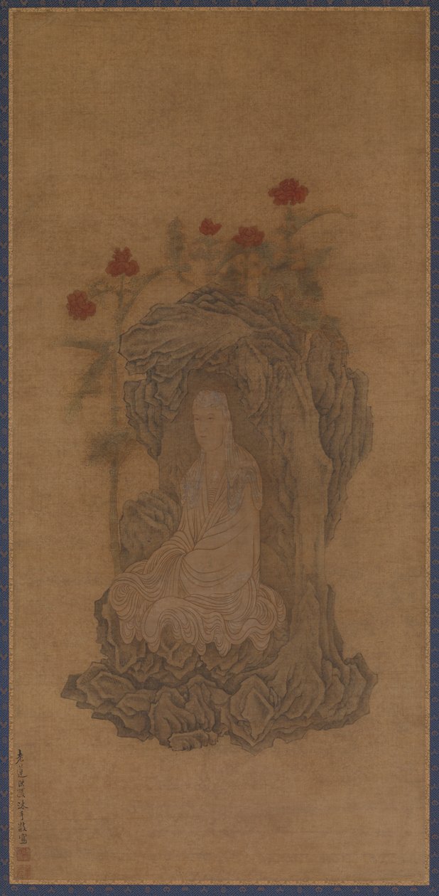 Witgeklede Guanyin door Wu Bin