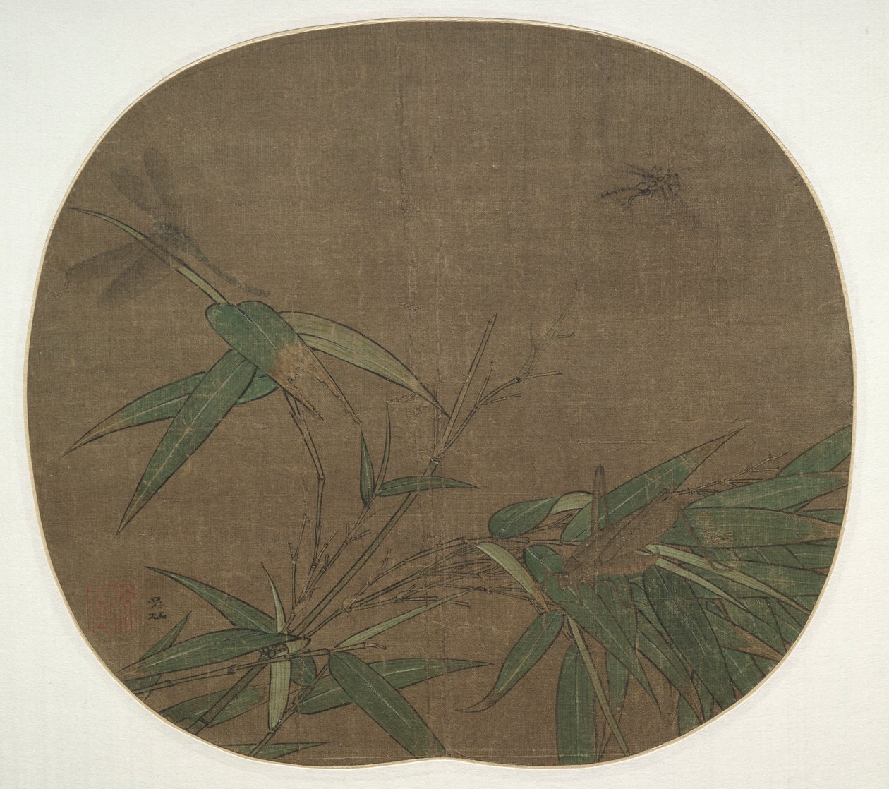 Bamboe en Insecten, late 1100s door Wu Bing
