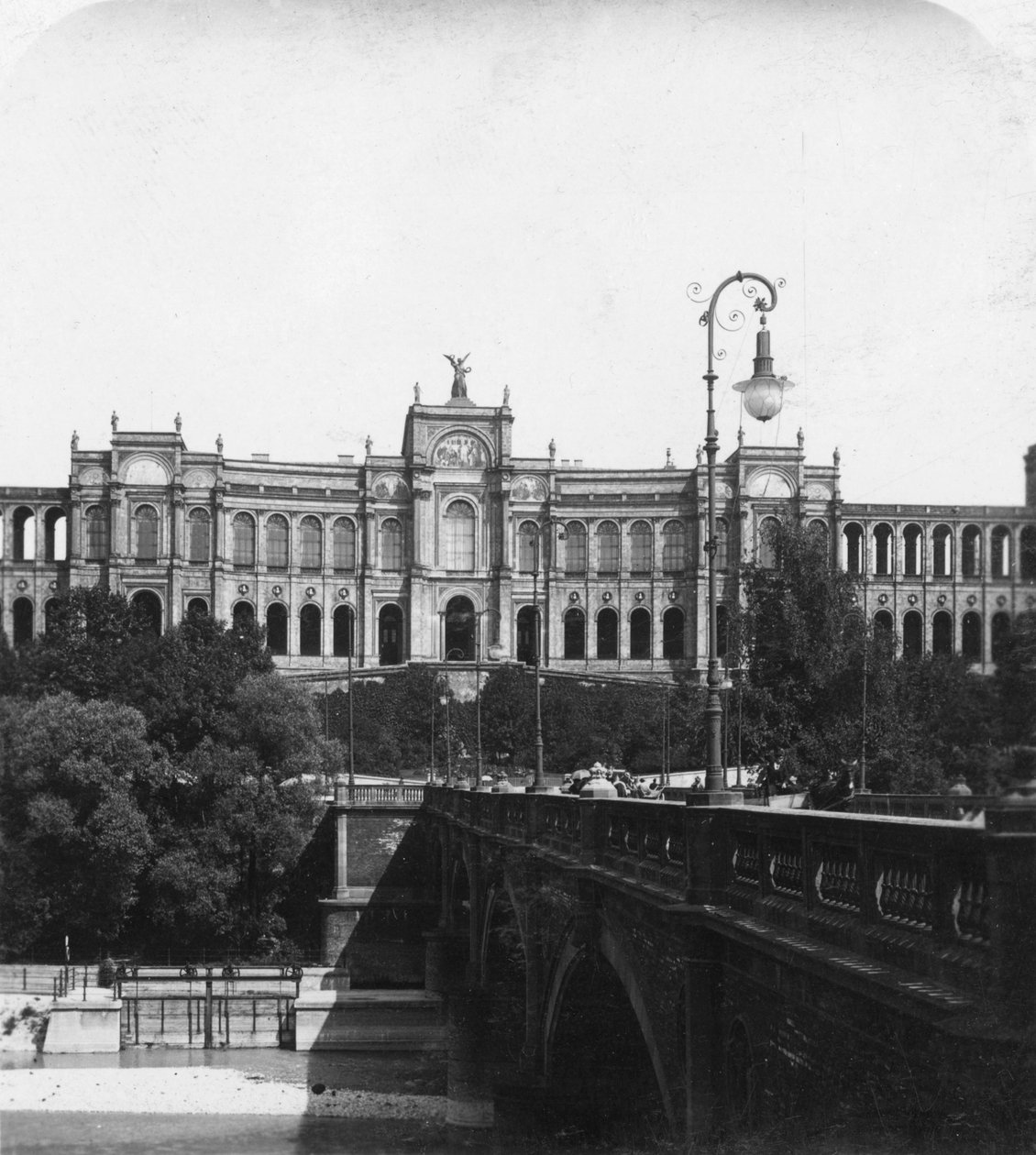 Het Maximilianeum, München, Duitsland door Wurthle and Sons