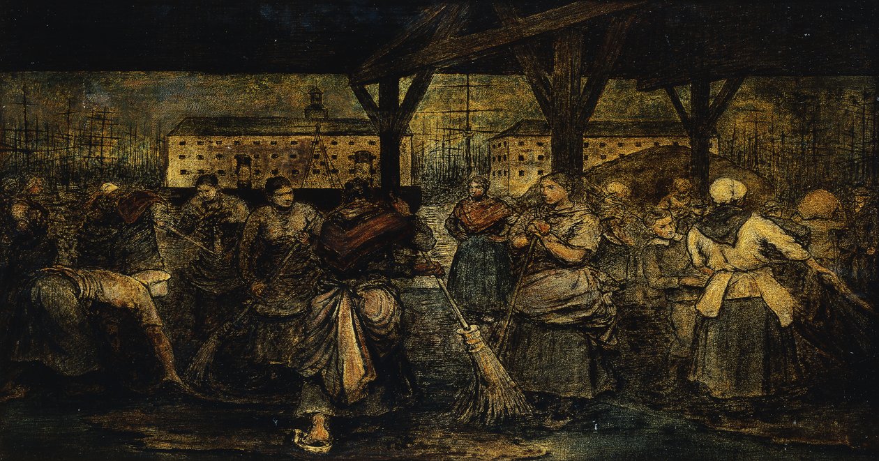 De veegsters door Xavier Mellery