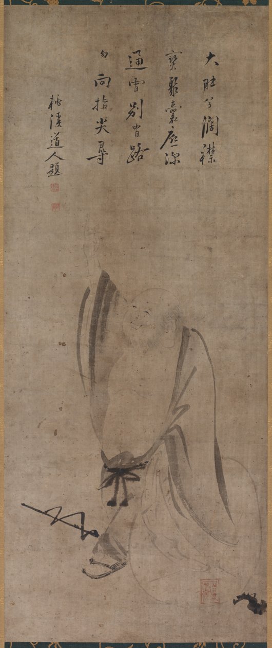 Hotei door Yamada Dōan I (Juntei)