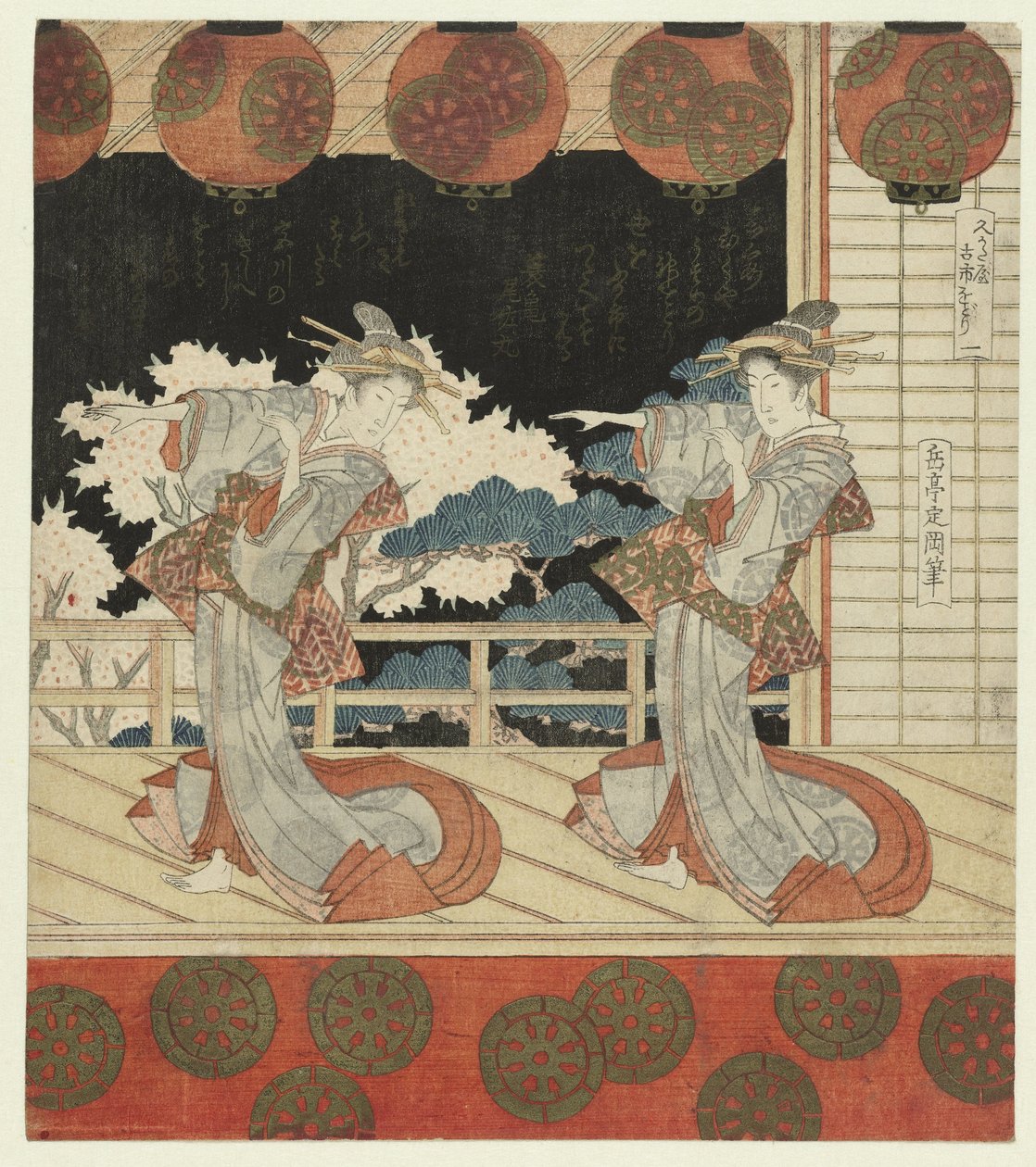 Eén door Yashima Gakutei