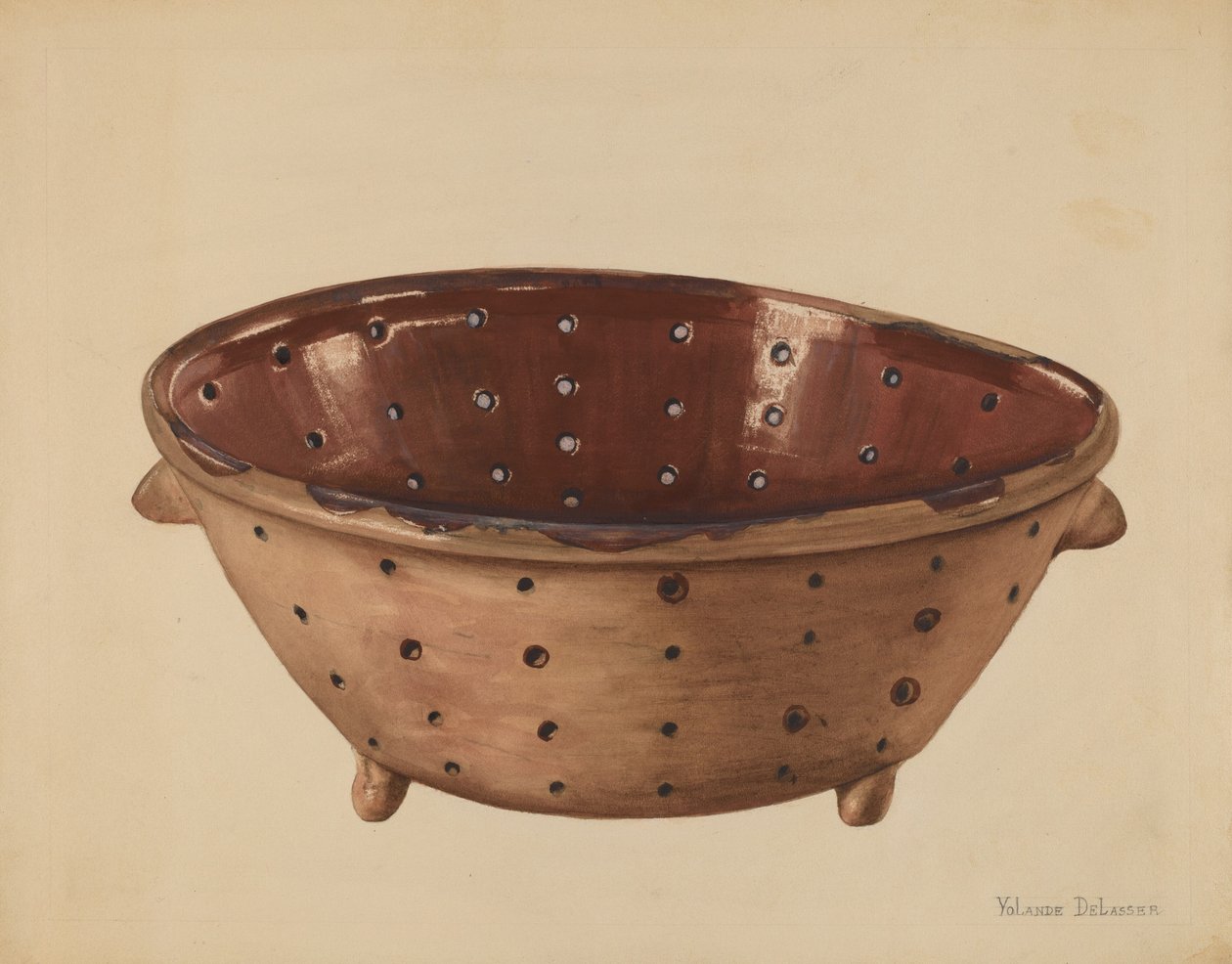 Vergiet, ca. 1936 door Yolande Delasser