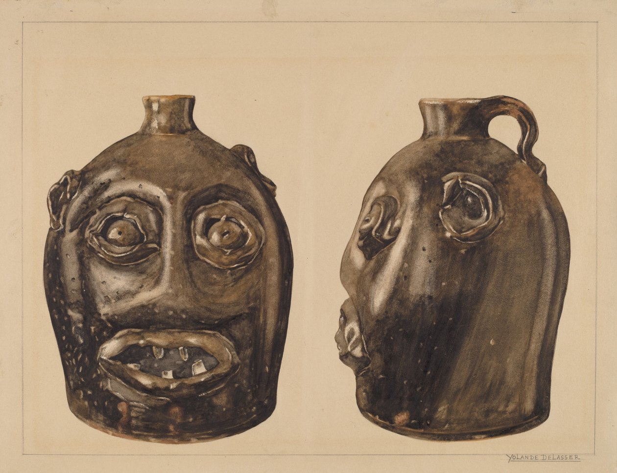 Grote Kruik, ca. 1936 door Yolande Delasser