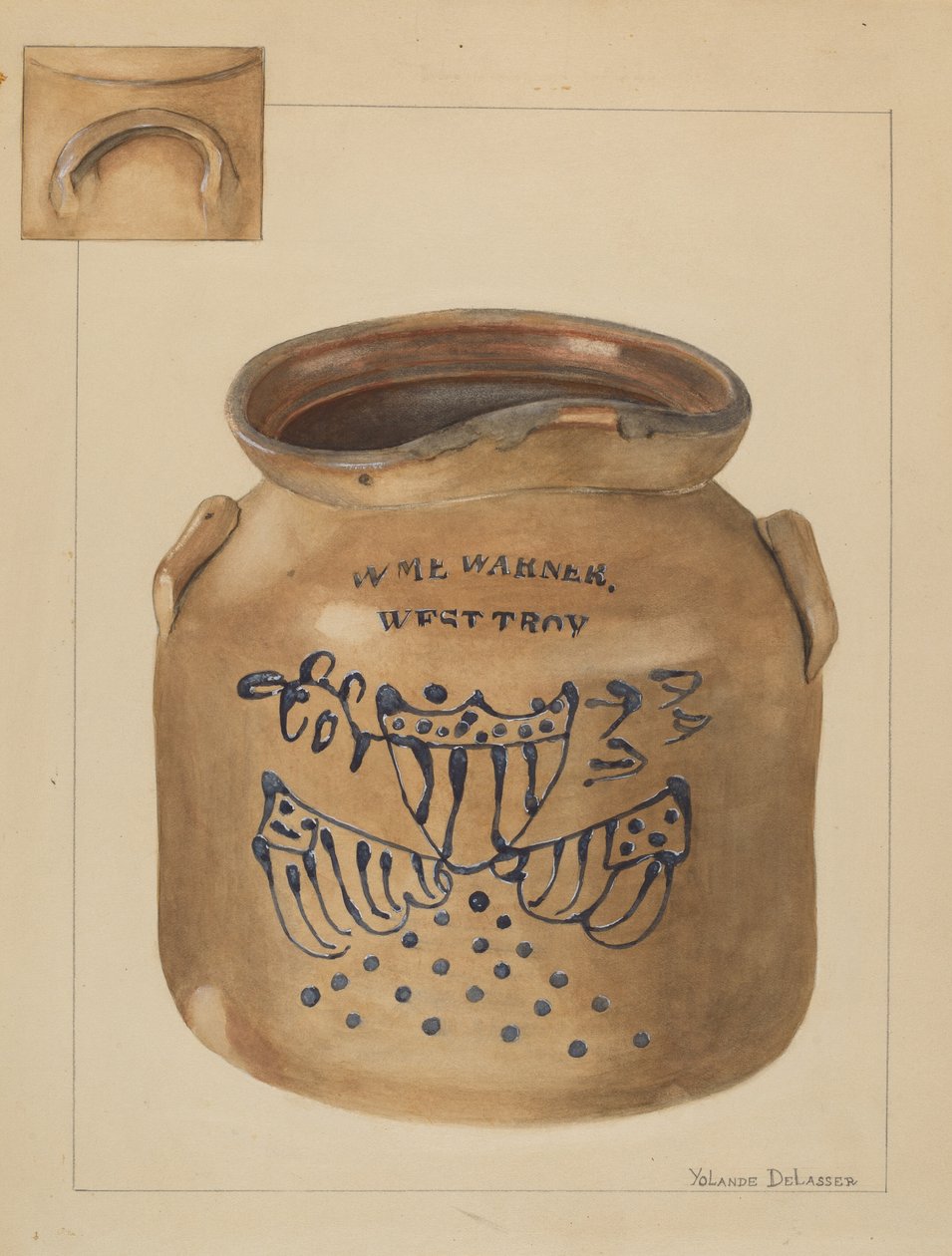 Pot door Yolande Delasser