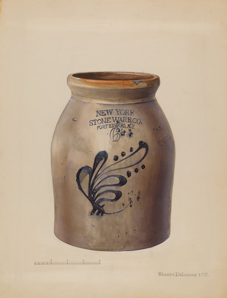 Pot door Yolande Delasser