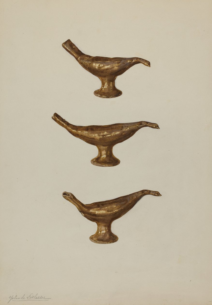 Pa. Duitse fluit, ca. 1939 door Yolande Delasser
