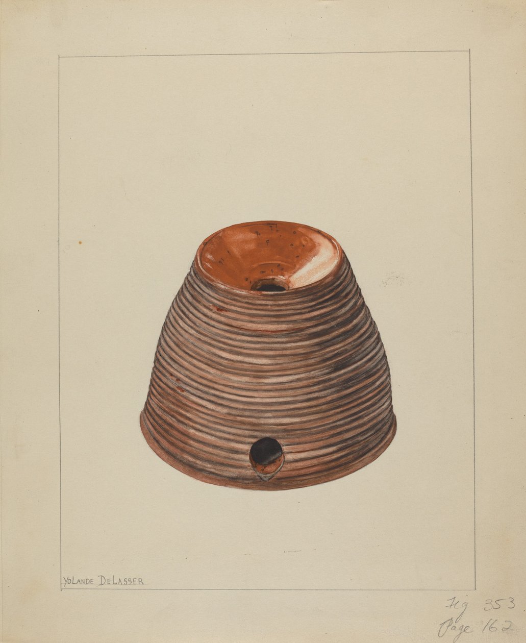 Kakkerlakval, ca. 1936 door Yolande Delasser