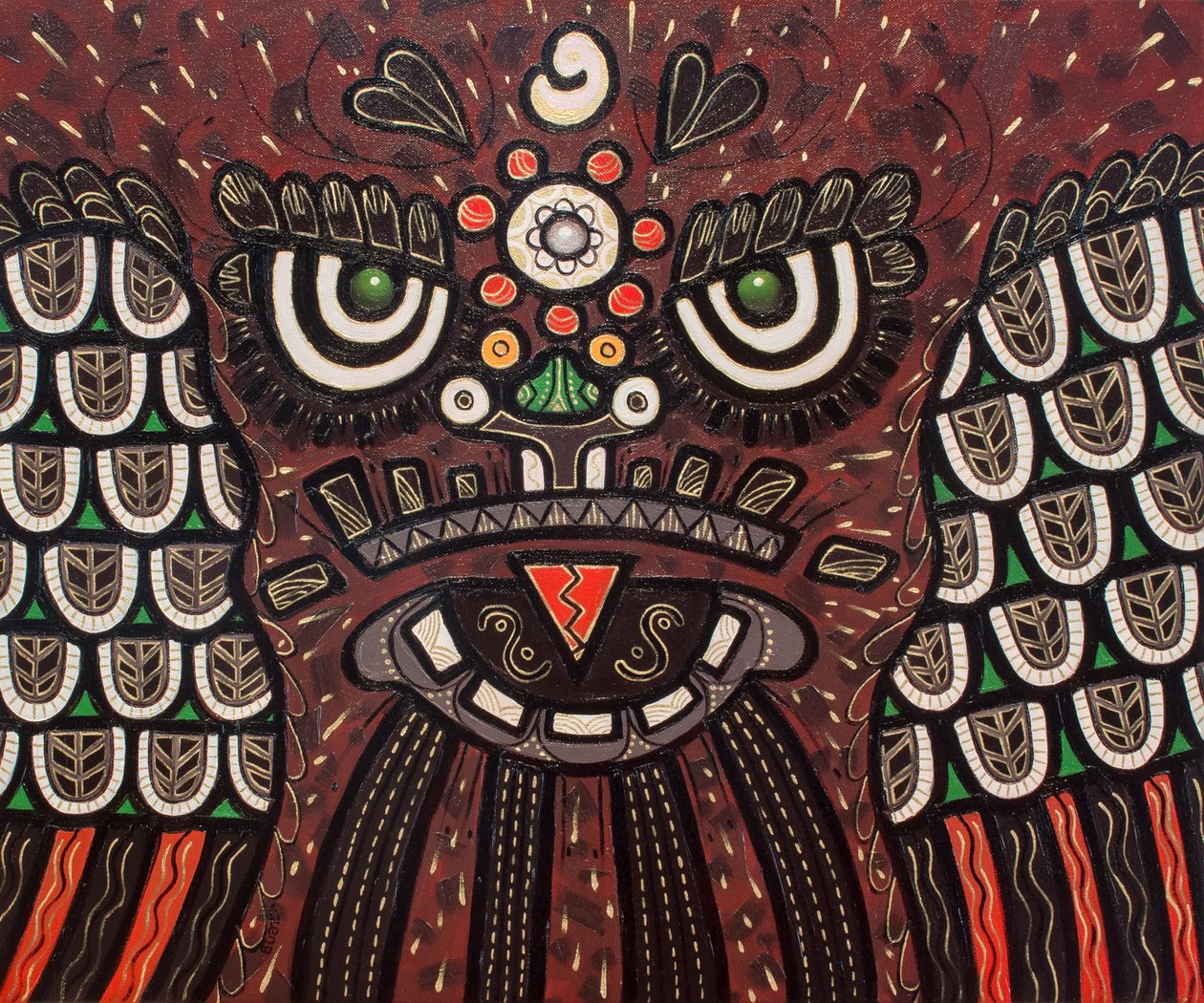 Leeuwendans zwart, 2023 door Yue Zeng
