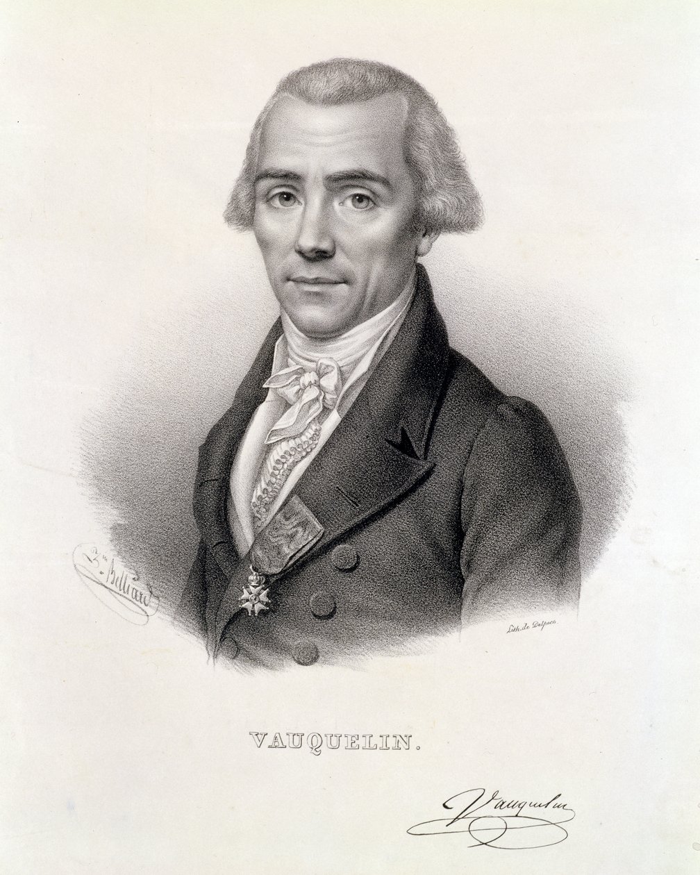 Louis Nicolas Vauquelin (1763-1829) gegraveerd door Delpech door Z. Belliari