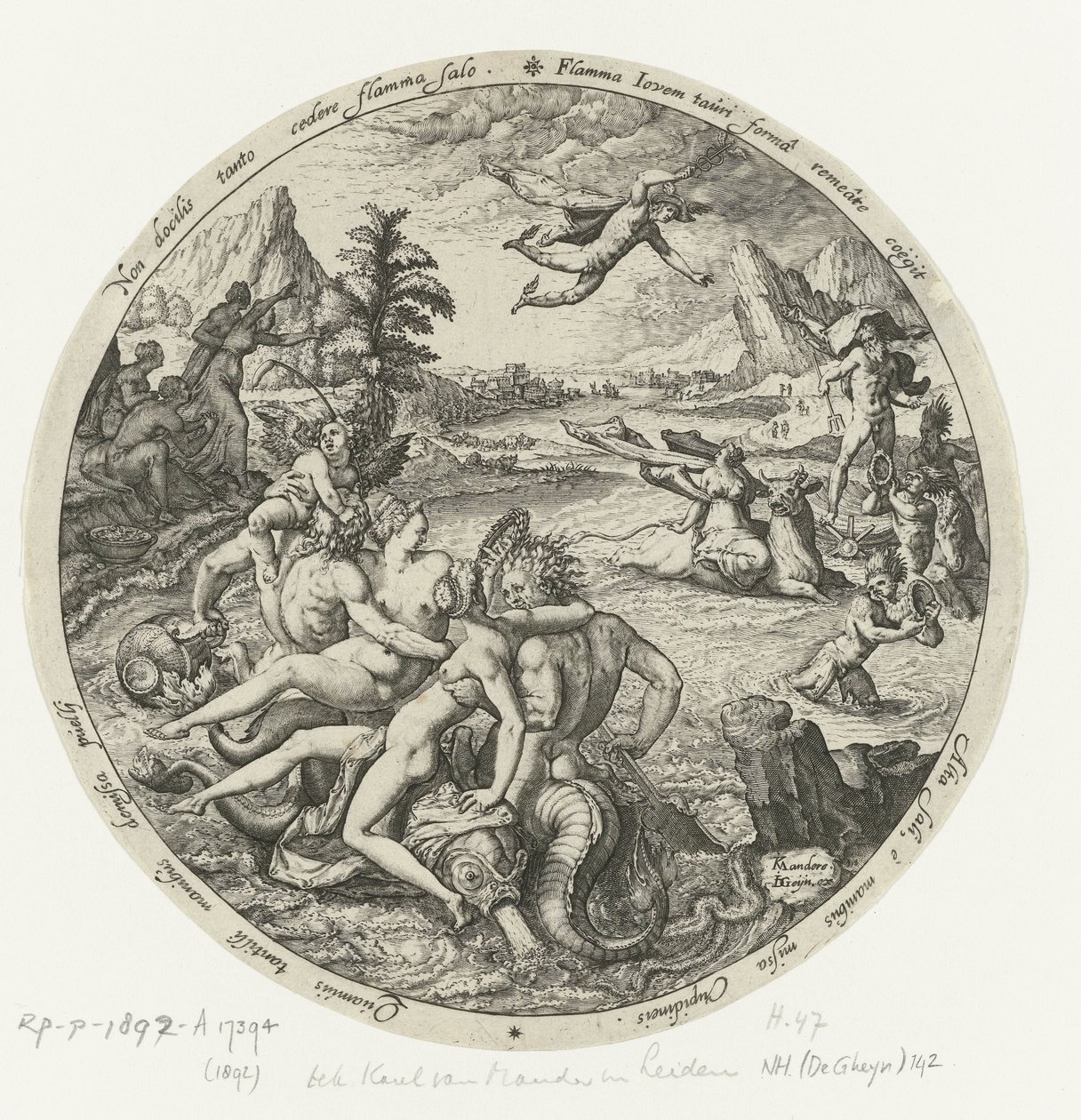 De roof van Europa door Zacharias Dolendo (attributed to)