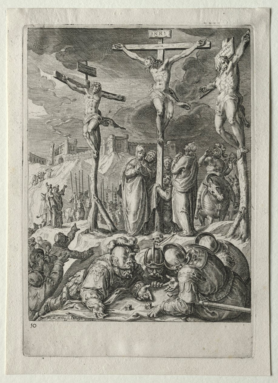 Passieset:  De kruisiging door Zacharias Dolendo
