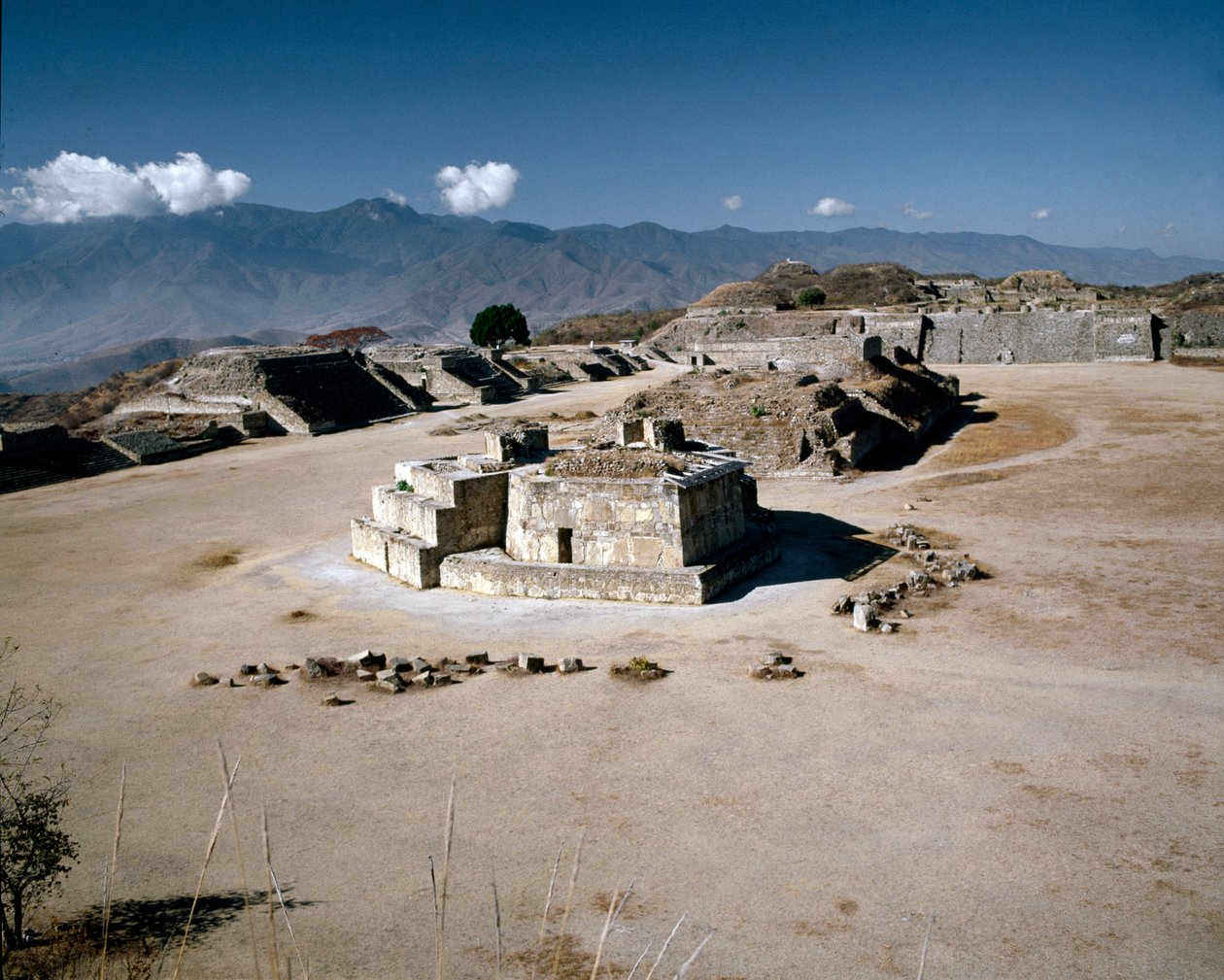 Uitzicht op het zuidelijke gebied door Zapotec Zapotec