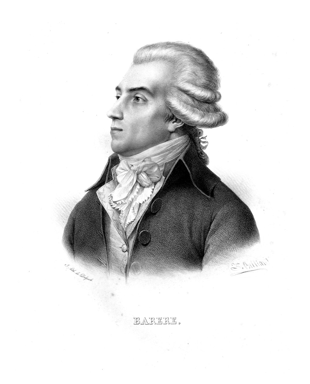Bertrand Barere, ca. 1820s door Zephirin Felix Jean Marius Belliard