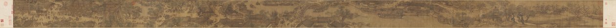 Langs de Rivier tijdens het Qingming Festival door Zhang Zeduan