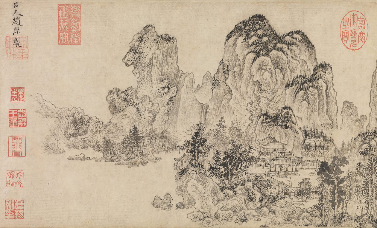 Landschap door Zhao Yuan