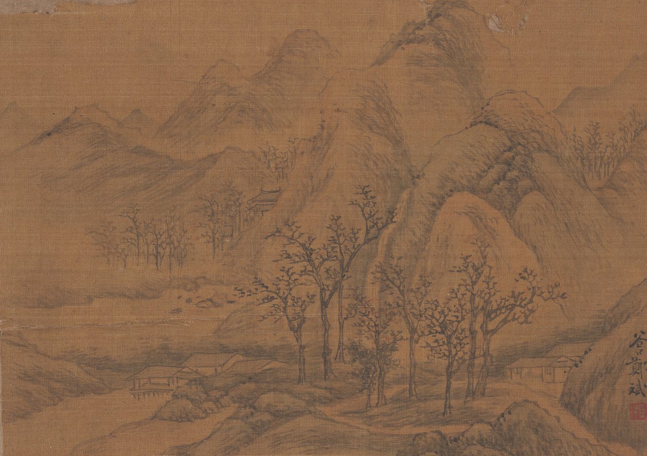 Landschap door Zheng Bin